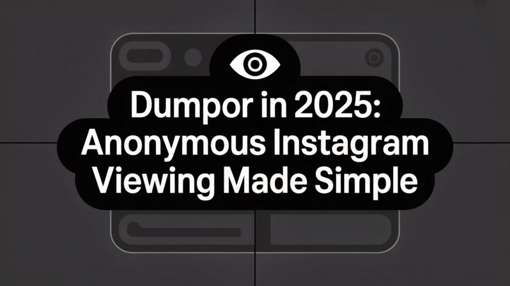 Dumpor in 2025 Anonymous Instagram Viewing Made Simple