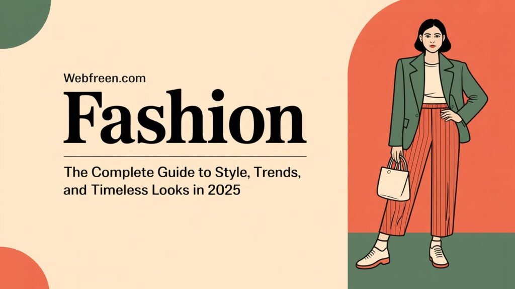 Webfreen.com Fashion The Complete Guide to Style, Trends, and Timeless Looks in 2025