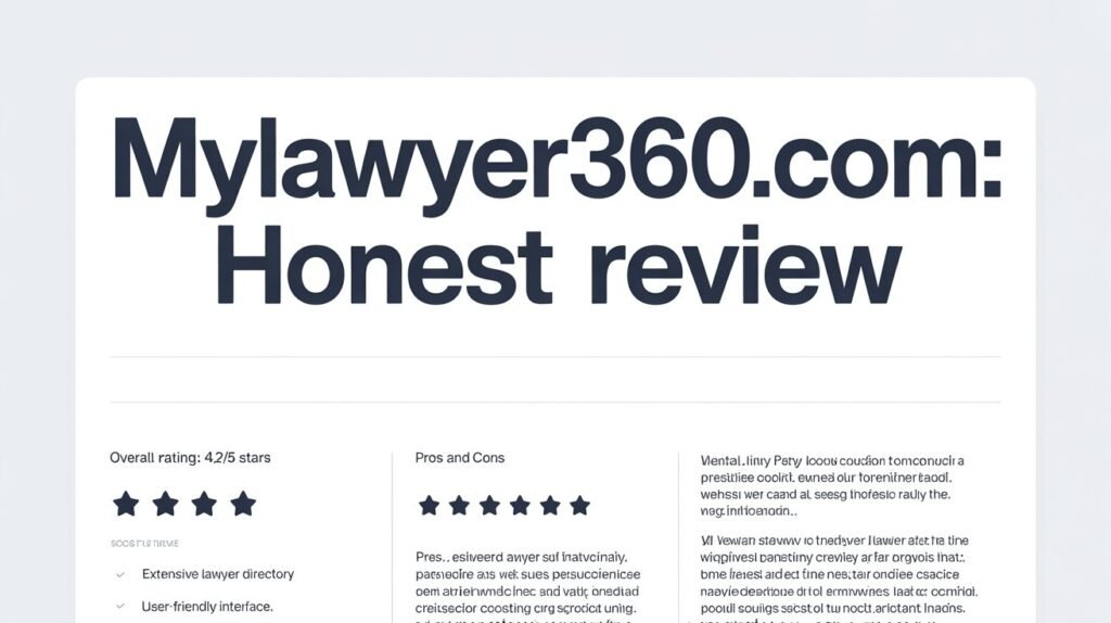 Exploring MyLawyer360.com Honest Review and Complete Guide for Legal Help Online