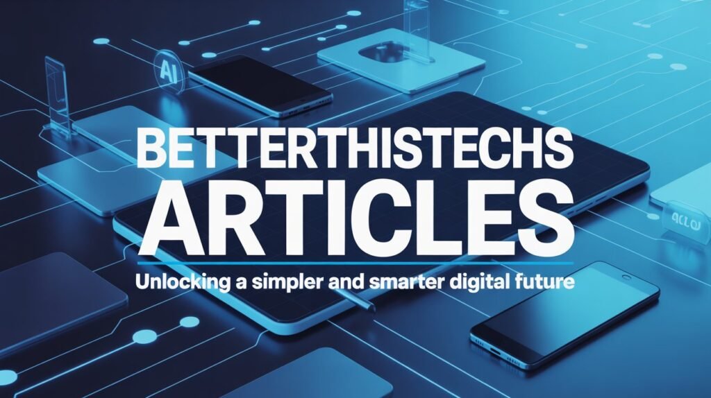 BetterThisTechs Articles – Unlocking a Simpler and Smarter Digital Future