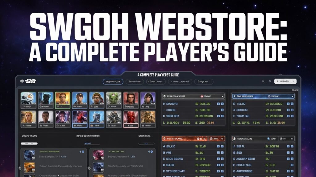 Everything You Need to Know About the SWGOH Webstore A Complete Player’s Guide