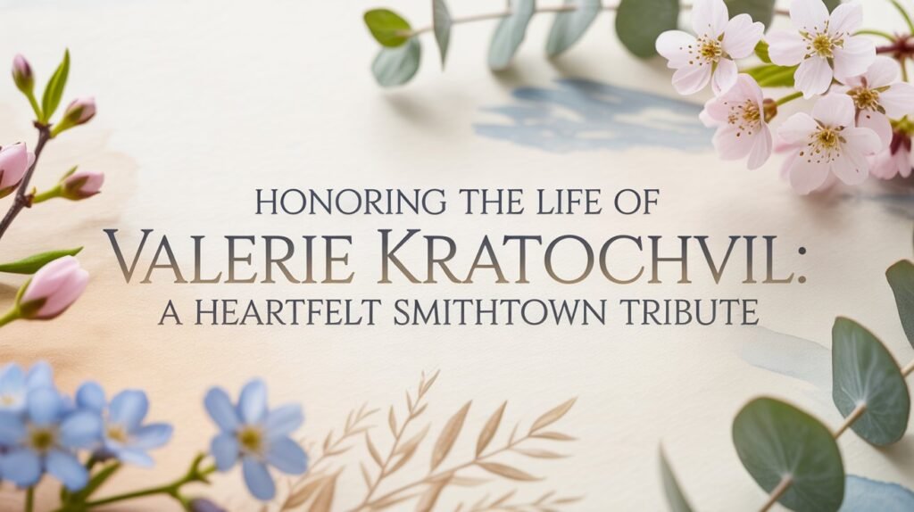 Honoring Valerie Kratochvil A Heartfelt Tribute to Her Life, Legacy, and Impact on Smithtown