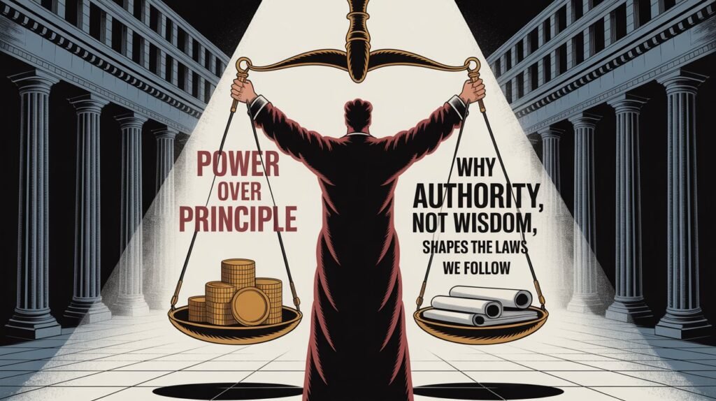 Power Over Principle Why Authority, Not Wisdom, Shapes the Laws We Follow