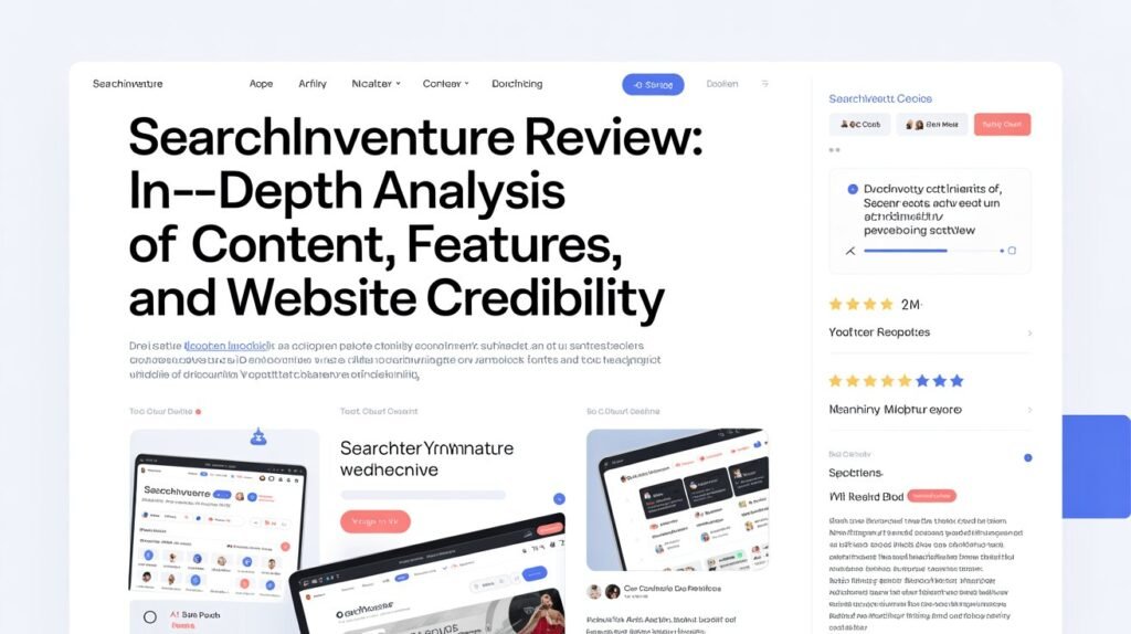 SearchInventure Review In-Depth Analysis of Content, Features, and Website Credibility